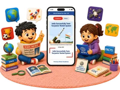 Kids studying with educational pictures